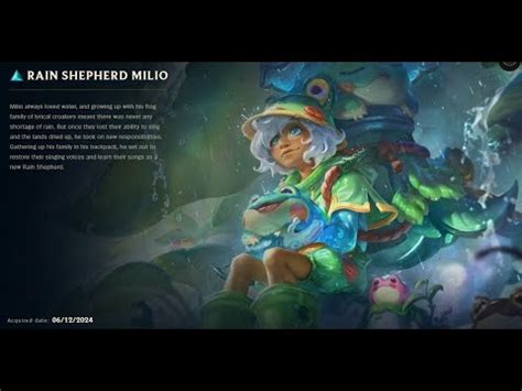 Rain Shepherd Milio Skin Spotlight White Chroma Youtube