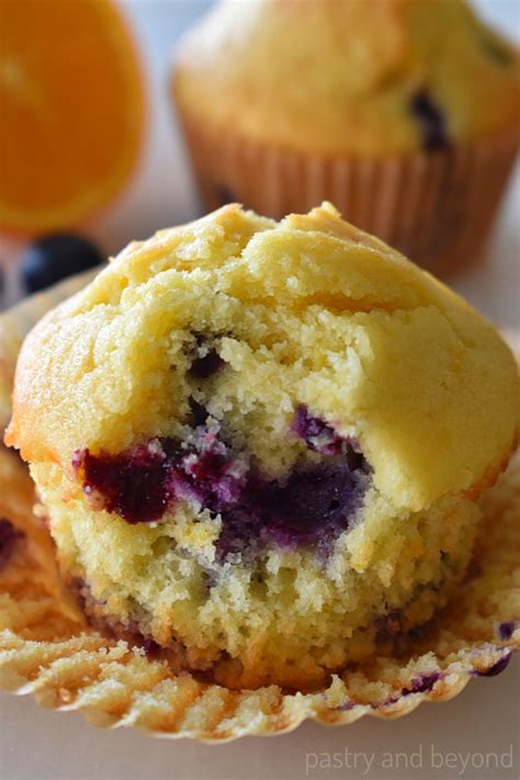 Orange Blueberry Muffins Pastry And Beyond