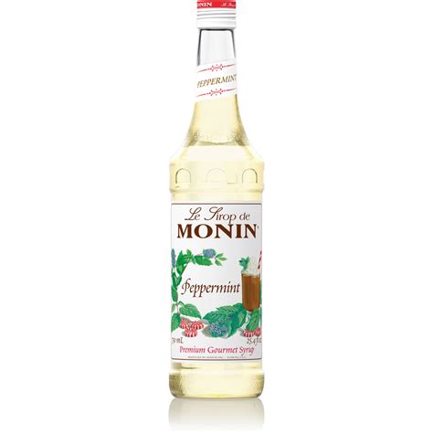 Monin Peppermint Syrup 750 Ml Bottle