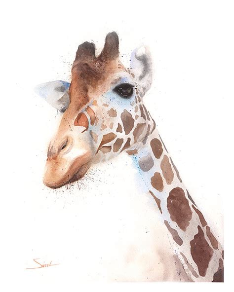 Giraffe Head Painting At Explore Collection Of