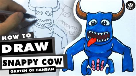 How To Draw SNAPPY COW New Monster Garten Of Banban 3 Anhkitv Art