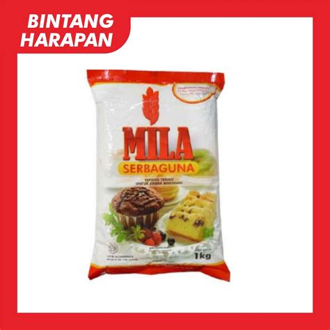 Jual Tepung Terigu Serbaguna Mila 1kg Shopee Indonesia