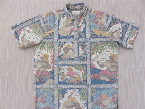 Hawaiian Shirt REYN SPOONER Dietrich Varez Collection Ukulele Music ...