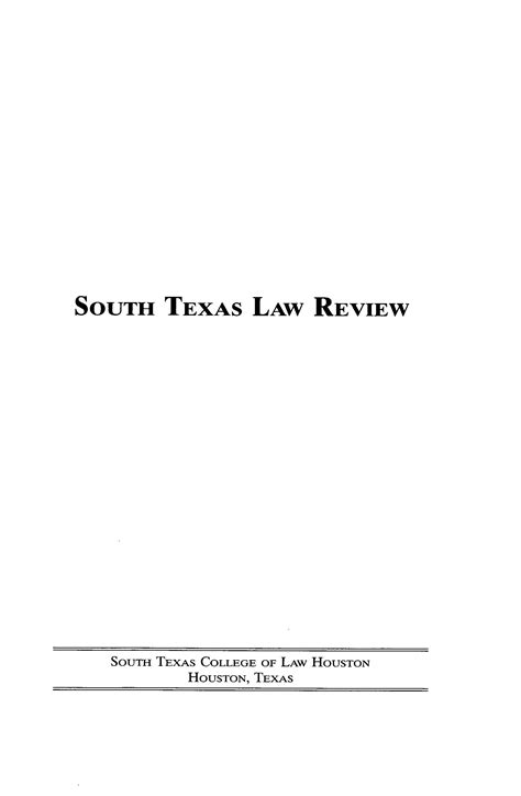 South Texas Law Review Vol.58 No.1 by South Texas College of Law ...