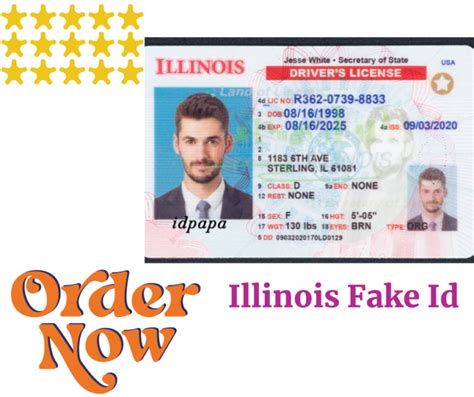 Buy The Ultimate Illinois Fake ID From IDPAPA Premium Quality