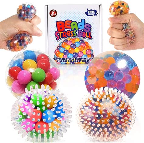 Buy Sensory Stress Ball Squishy Toys For Kids 4 Packs Squishy Balls