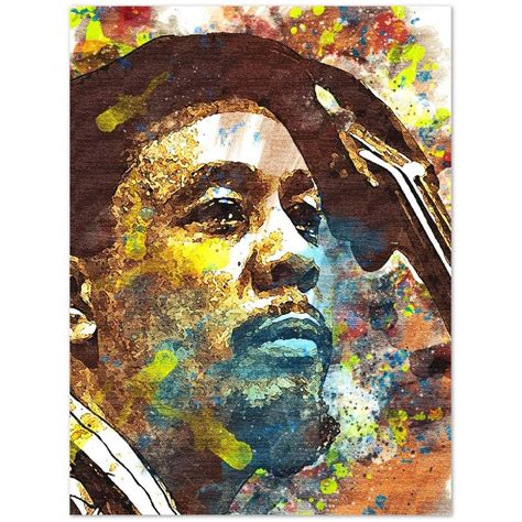 Charles Mingus Art Print Poster Watercolor Painting Etsy