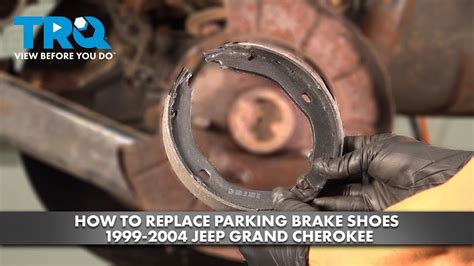 How To Replace Parking Brake Shoes 1999 2004 Jeep Grand Cherokee YouTube