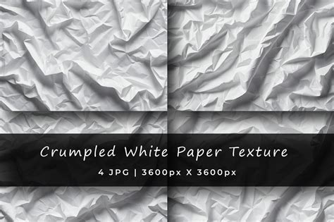 White Crumpled Paper Texture Backgrounds Graphic By Srempire Creative