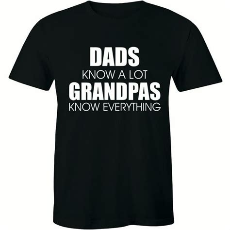 Half It Dad Knows A Lot Grandpa Everything Greatest Father Day Mens