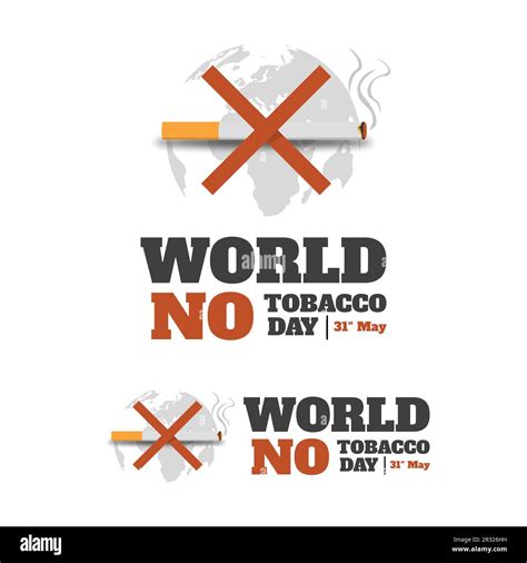 World No Tobacco Day Vector Image Vector Illustration Poster Or