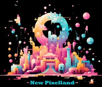 Whimsical Brand | Digital Prints Made with AI | Shop Now | New Pixelland