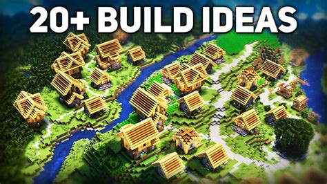 20 Build Projects For Survival Minecraft 1 19 YouTube