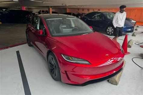 Tesla Model 3 Performance Facelift Leaked Images Preview Ludicrous