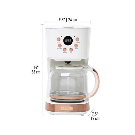 Haden Ivory & Copper Coffee Machine – Hadenusa