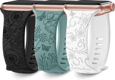 Amsky Pezzi Cinturini Compatibile Con Cinturino Apple Watch Mm Mm