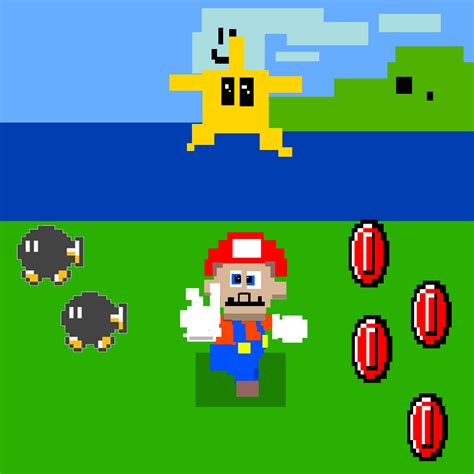 8 Bit Super Mario Characters