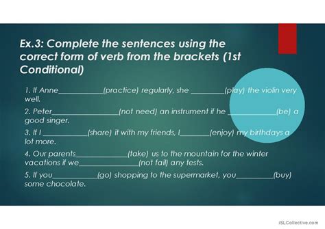 Real Conditionals Grammar Guide English Esl Powerpoints