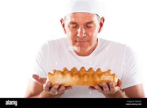 Adult Smelling Bread Hi Res Stock Photography And Images Alamy