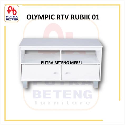 Jual Rak Tv Meja Tv Olympic Rtv Rubik Jogja Indonesia Shopee Indonesia