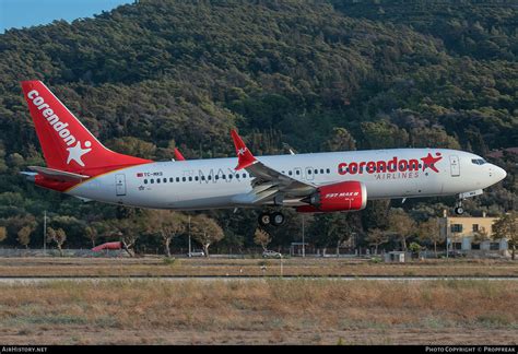 Aircraft Photo Of TC MKS Boeing 737 8 Max 8 Corendon Airlines