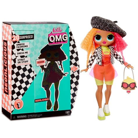 Boneca Lol Surprise Omg Fashion Doll Series Neonlicious 8934 Candide