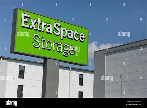 A Logo Sign Outside Of A Extra Space Storage Location In Wheaton