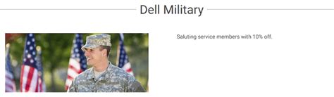 Dell Military Discount Promotion: Save 10%