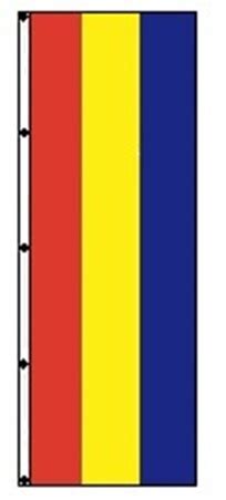 8' x 3' Red Yellow Blue Flag | JB Forms