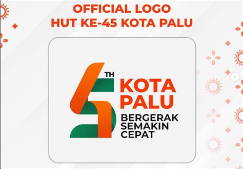 Logo HUT Ke 45 Kota Palu Resmi Dirilis Begini Maknanya KabarSelebes Id