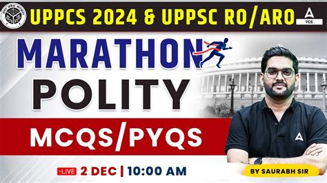 Uppcs Uppsc Ro Aro Polity Marathon Class Previous Year