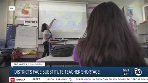 School Districts Face Serious Substitute Teacher Shortage