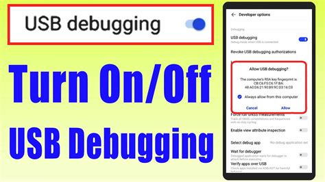 How To Enable USB Debugging On Android 11 Turn On Off USB Debugging