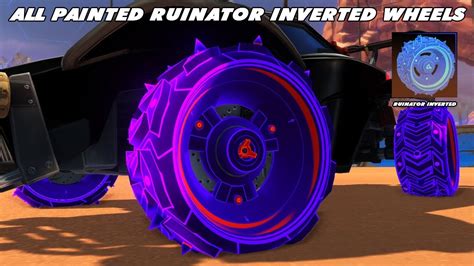 All NEW Painted Rocket Pass 4 Wheels RUINATOR INVERTED Rocket