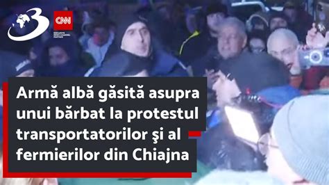 Arm Alb G Sit Asupra Unui B Rbat La Protestul Transportatorilor I