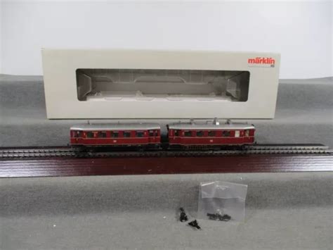 MÄRKLIN H0 37708 Schienenbus mit Beiwagen der DB BR VT 75 Digital MFX