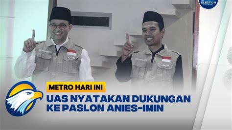 Ustaz Abdul Somad Dukung Amin Di Pilpres 2024 Youtube