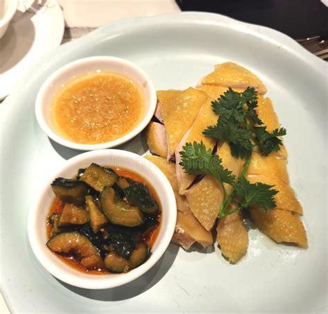 Zhuhai Hengqin Restaurant Chinese Dim Sum Chicken Ginger Scallion Sauce