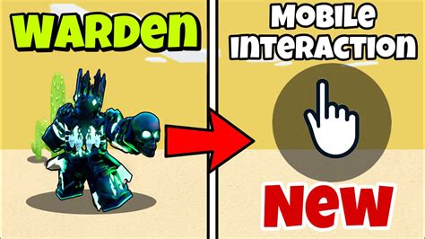 So I Tested The New Mobile Interaction With Warden Kit Roblox Bedwars Youtube