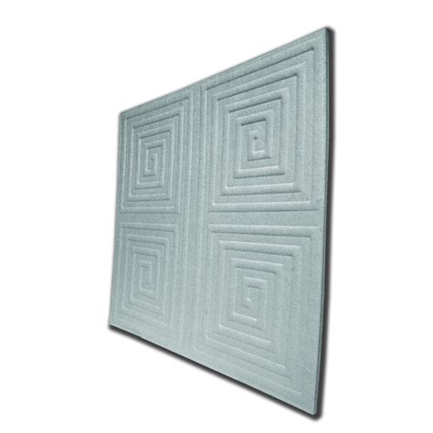 Embossed Ceiling Tiles - White or Black - InterSource