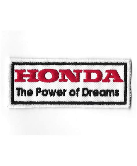 3290 Embroidered Badge Patch Sew On 100mmX40mm HONDA The Power Of Dreams