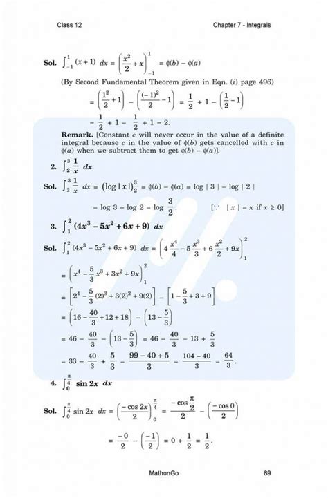 Ncert Solutions For Class 12 Maths Chapter 7 Exercise 79 Mathongo