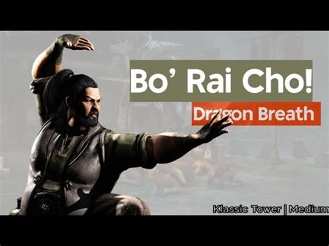 Mortal Kombat X Bo Rai Cho Dragon Breath Klassic Tower Medium