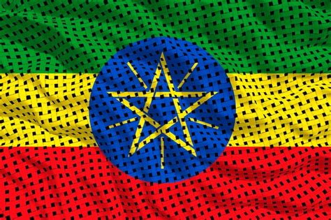 Premium Photo National Flag Of Ethiopia Background With Flag Of Ethiopia