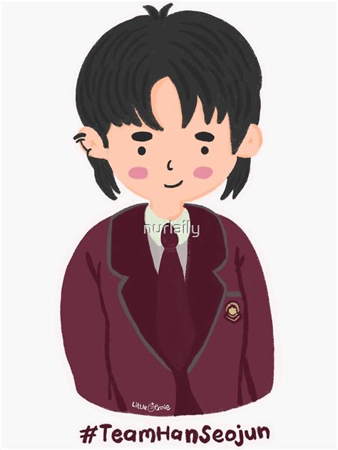 Team Han Seojun Hwang Inyeop True Beauty Kdrama Sticker For Sale