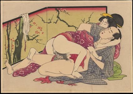 Kitagawa Utamaro Untitled Shunga Print 1 Ohmi Gallery Ukiyo E Search