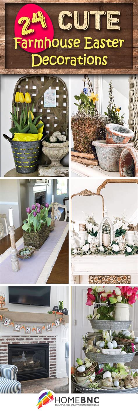 24 Beautiful Farmhouse Easter Decor Ideas For 2023