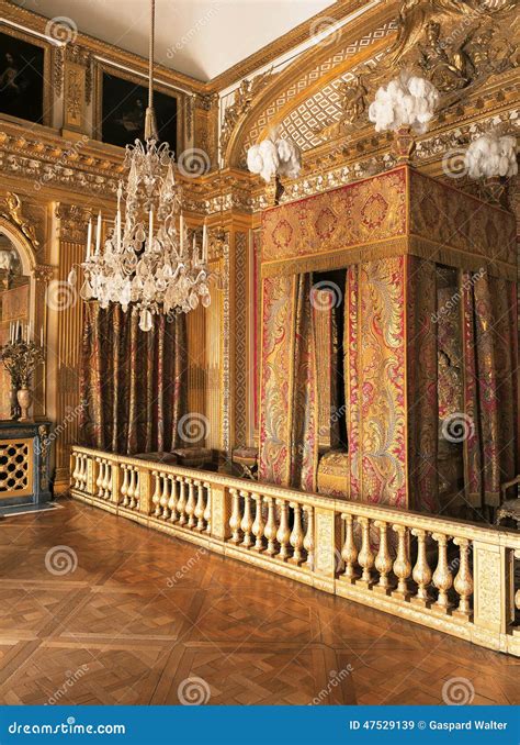 King Louis XIV Bedroom At Versailles Palace, France Editorial Stock Image - Image: 47529139