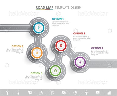 Roadmap Infographic Template Download Graphics And Vectors