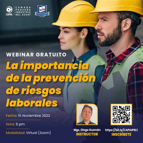 La importancia de la prevención de riesgos laborales Webinar gratuito